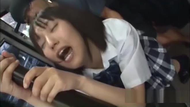 Jav Student Ambushed On A Bus Fucked Hard In Public Outrageous Scene - 1