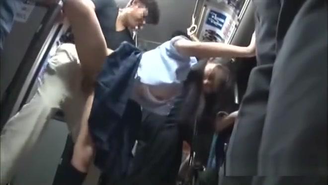Cuckolding  Jav Schoolgirl Ambushed On Public Bus Fucked Standing Up In Her Uniform Big Teen Ass Aussie - 1
