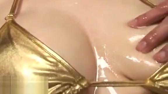 Japanese huge tits oil massage - 2