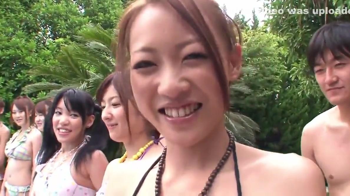 Crazy Japanese pool party with lots of naughty girls - 1