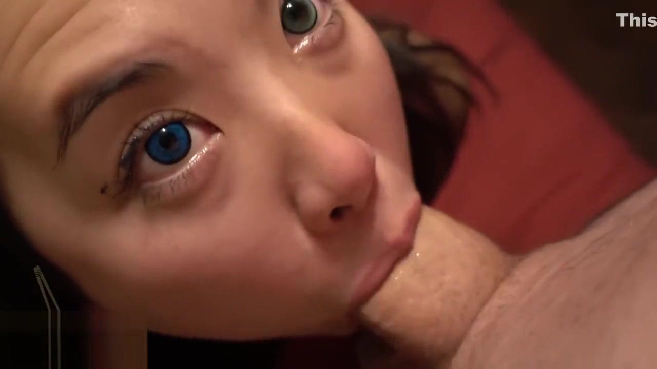 ASSTR  BLUE Eyes Asian Moaning for Creampie &_ THROATFUCKS his cock WMAF Toilet - 1