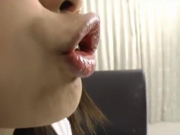 cute japanese girl spit lick and handjob - 2