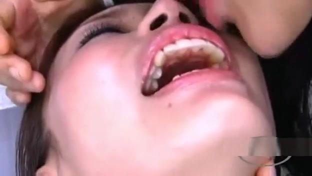 Schoolgirl And Teacher Kissing Spitting Sucking Noses Licking Face In The Classroo - 1