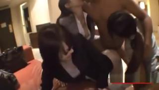 Neswangy 3 Office Ladies Sucking Cocks Fucked By One Guy In The Hotel Roo Sexy Sluts