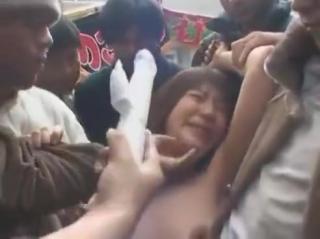 Cheating Wife REAL Chikan in public festival 2 (full clip at http://j.gs/Cqtd) Gay College