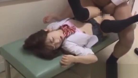 Instagram  Japanese schoolgirl fucked by teacher in the corridor bench school 4some - 1