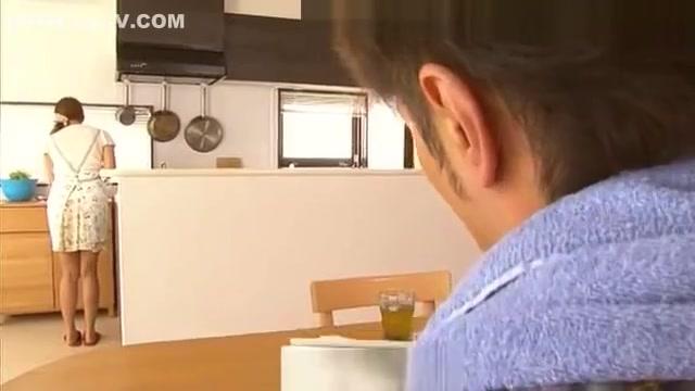 Japanese Housewife Fucking While Cooking - 1