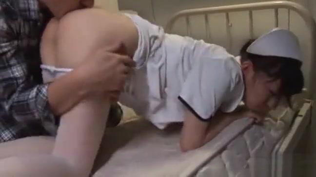 Sexy japanese nurse gets her pussy - 2