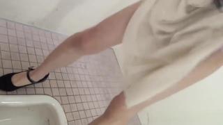 Seduction Asian pee in squat toilet CartoonTube