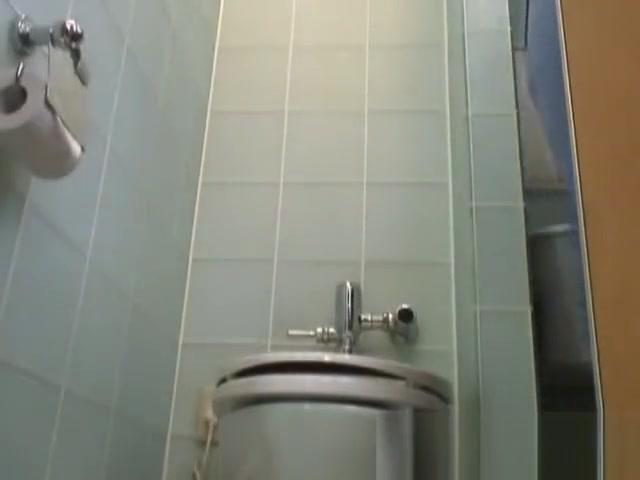 Asian toilet attendant cleans wrong part2 - 1