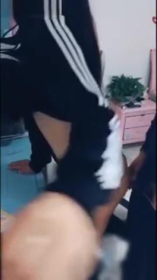 Swing Chinese Cute girl // Creampied Anal