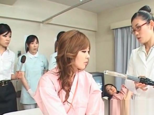 Asian cute patient gets pussy checked at the gynecologist - 1