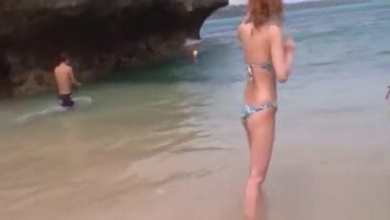 Jilling Dirty whore gets destroyed outdoors by pair of...