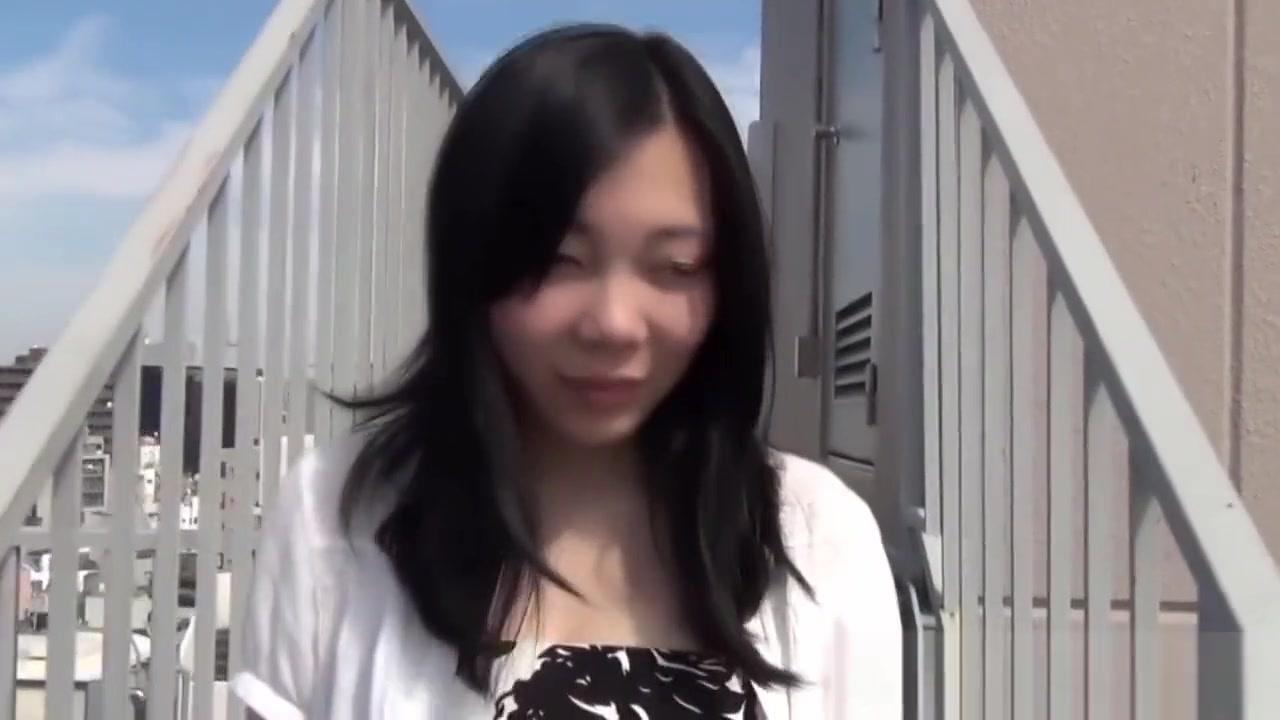 Asian slut rubs her box - 1