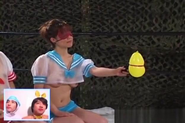 Ball Licking Weird japanese sex game 1 by amazingjav part2 Cum On Ass