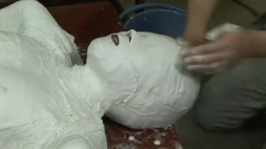 CzechStreets Asian teen mummification in plaster Oral Sex