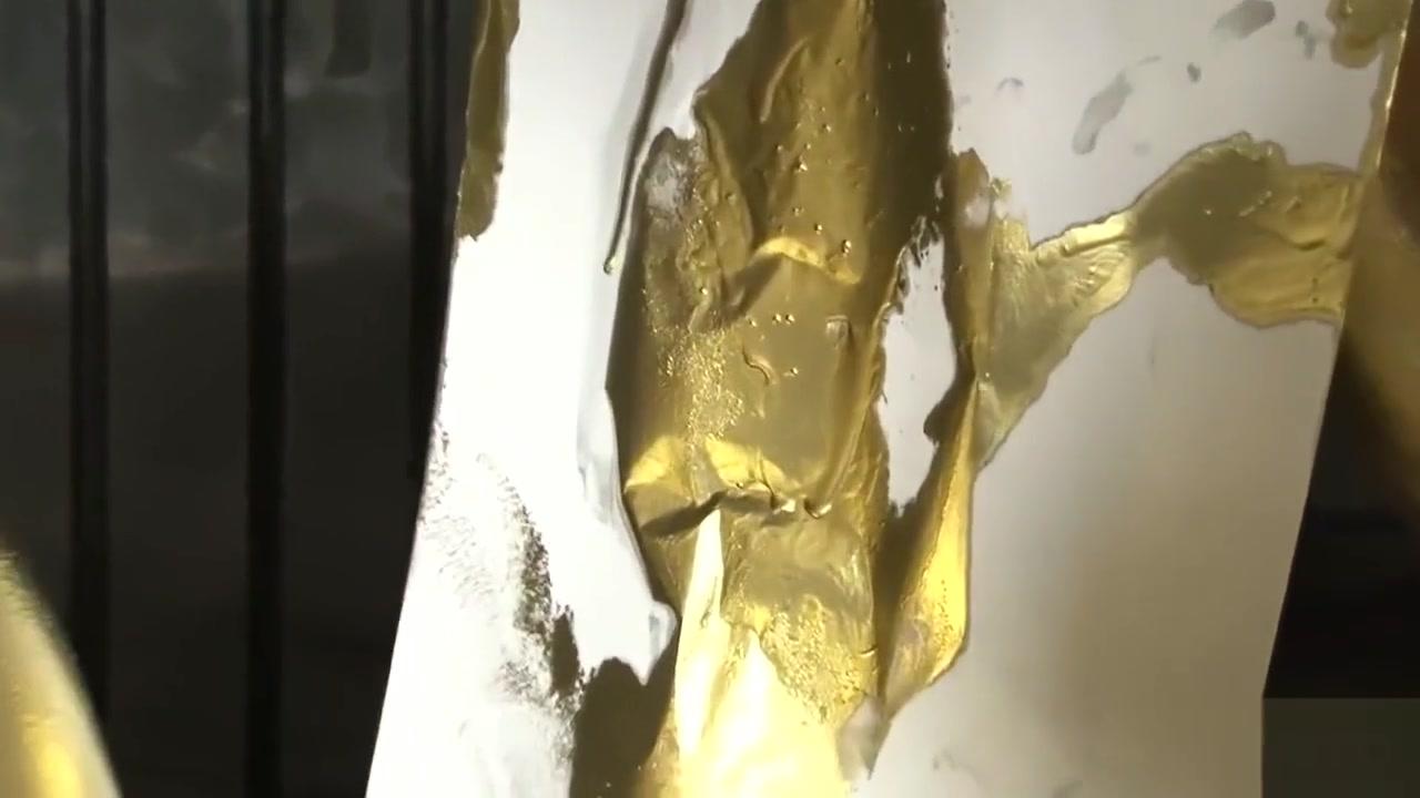 Studs Japanese teen in gold paint gets fucked AbellaList