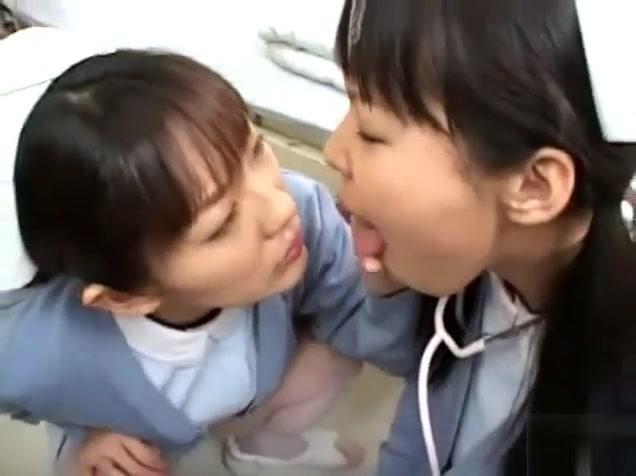 Asian Lesbian Tongue Fetish - 1