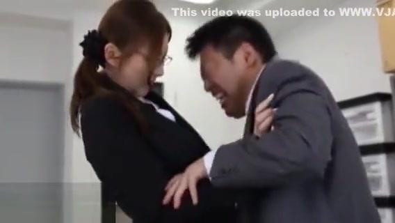 Japanese office guy caughts masturbating at work - 2