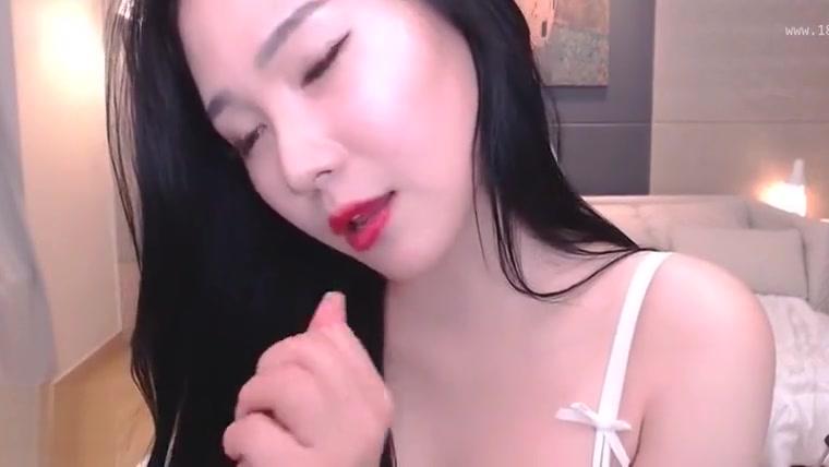 Beautiful Korean in white lingerie - 2