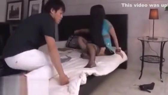Japanese teen asks random guy to fuck in hotel - 1