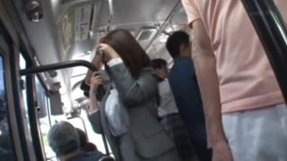 Spandex Asian Schoolgirl Seduces Teacher on Public Bus...