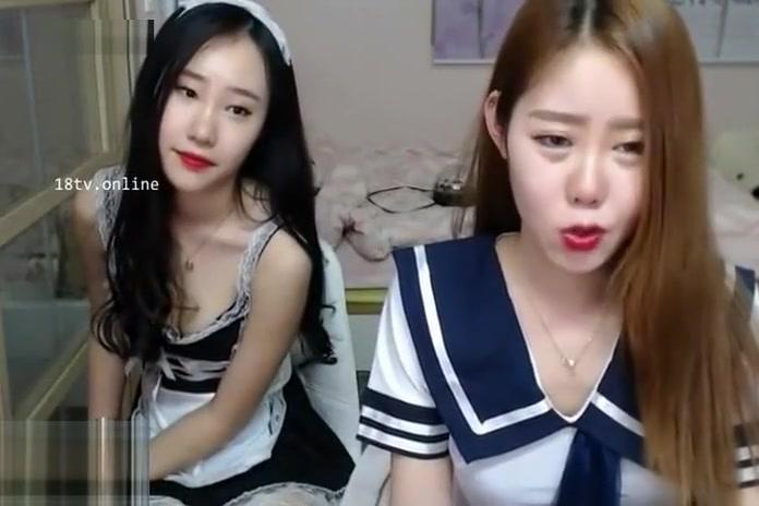 Tube77 Korean lesbians have fun in sexy uniforms Couple Sex