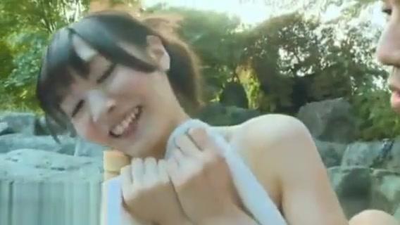 Japanese babe enjoys casual sex outdoor - 2