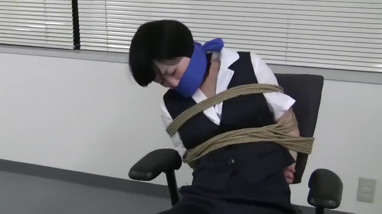 PornGur  tied up in the office Lez Fuck - 1