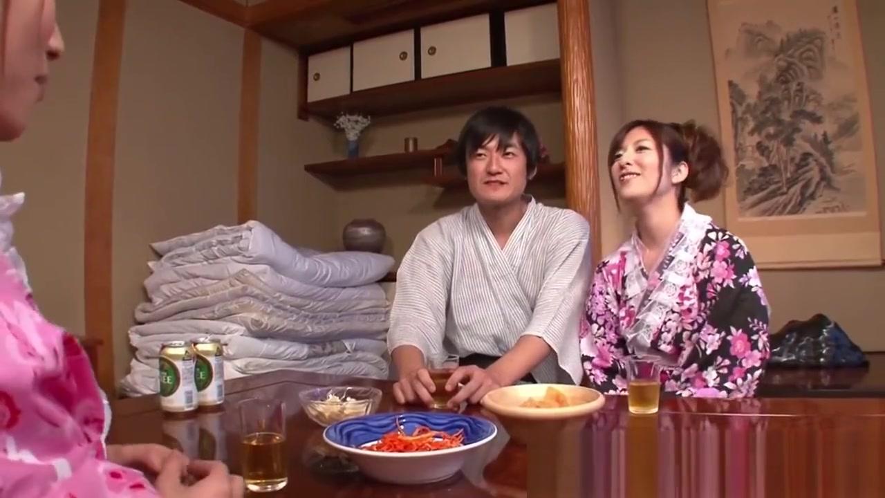 Amateur Japanese geisha gets fucked while her girlfriend is asleep Bj