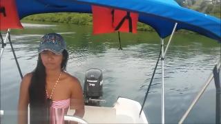 Best Blow Job Ever Driving my boat in Bocas Del Toro then Deepthroat Throatpie Gang