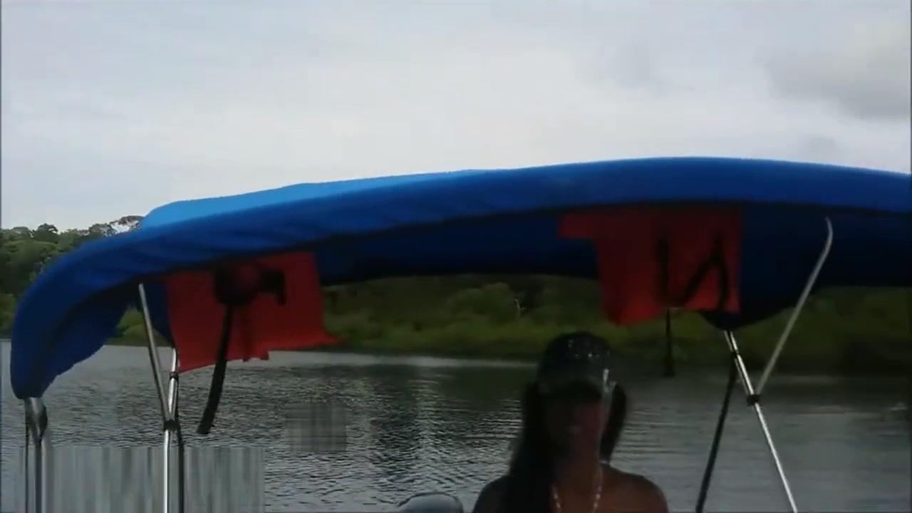 VLC Media Player Driving my boat in Bocas Del Toro then Deepthroat Throatpie Porno Amateur