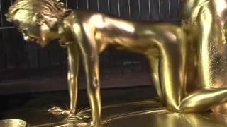 Imlive Gold Bodypaint Blackmail