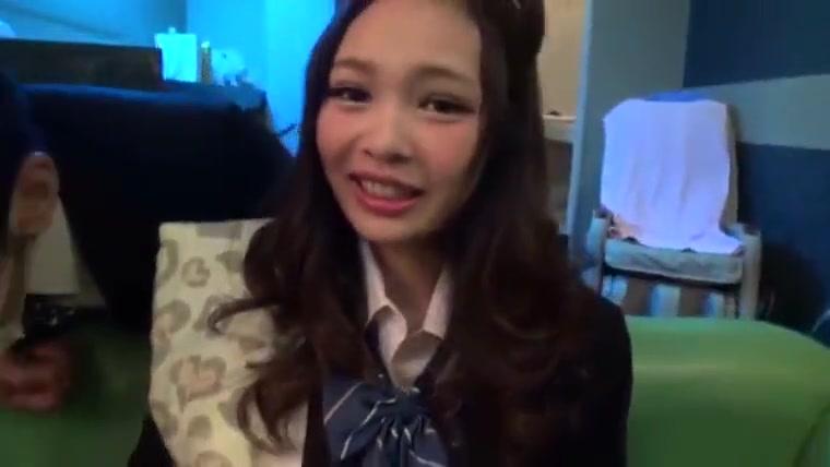 Tiny Japanese Brunette Teen Loli In Schoolgirl Uniform Fucked By Group - 1