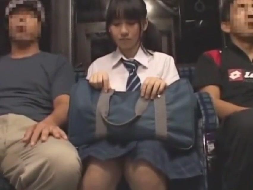 Travesti  Schoolgirl (Kotomi Asakura) sex on bus Manhunt - 2