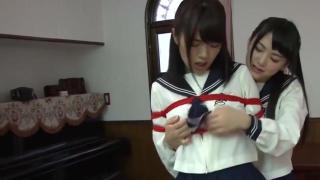Dyke Pussy licking porn video featuring Mayuka Momota and Tsuna Kimura Xxx