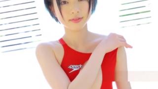 Fishnet Rin Sasayama Pretty Teen Teases In Her Swimsuit Stunning Girl Bends In Many Pos Cavala