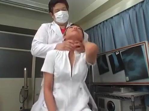 Plumper  Neck Fetish Japanese Nurse Camshow - 1