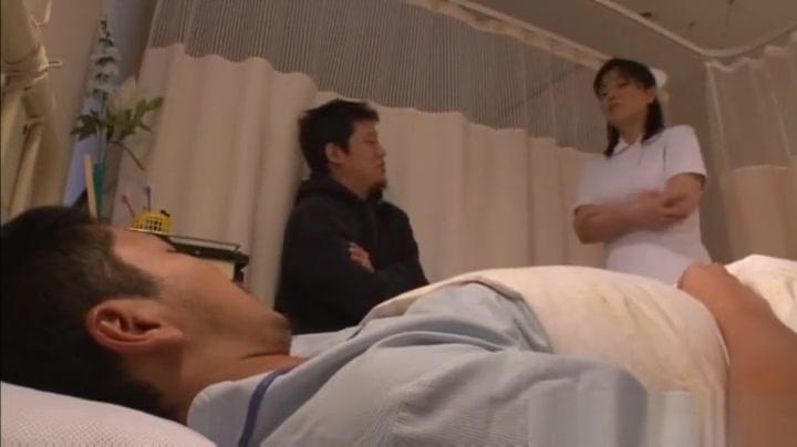 Amazing Asian nurse gets a horny threesome - 2
