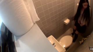 Free 18 Year Old Porn Cute Japanese Peeing Herself in the Bathroom Woman Fucking