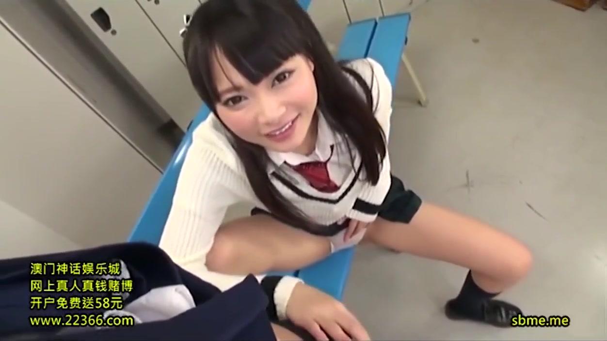 Vip-File  Japanese schoolgirl Airi wanks a boy onto her white cotton panties Closeups - 1