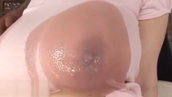 Squirters  Japanese massive tits oil massage Soapy - 1