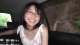 Amateur Oriental brunette in internal porno video in outdoor Penis Sucking