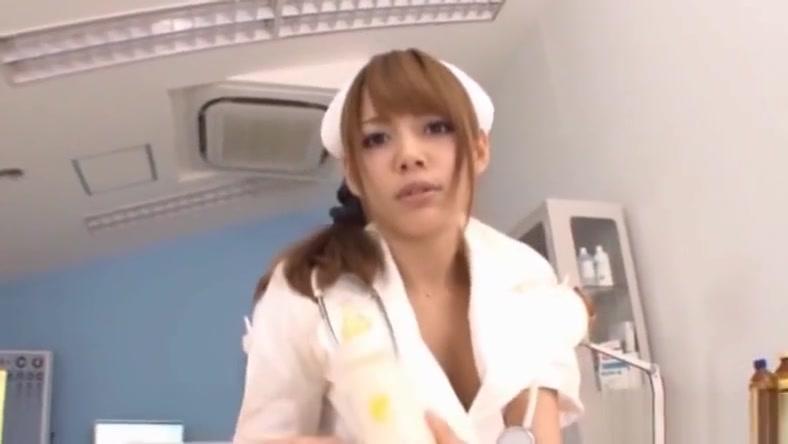 Fucking Asian sexy nurse gets tits licked Face