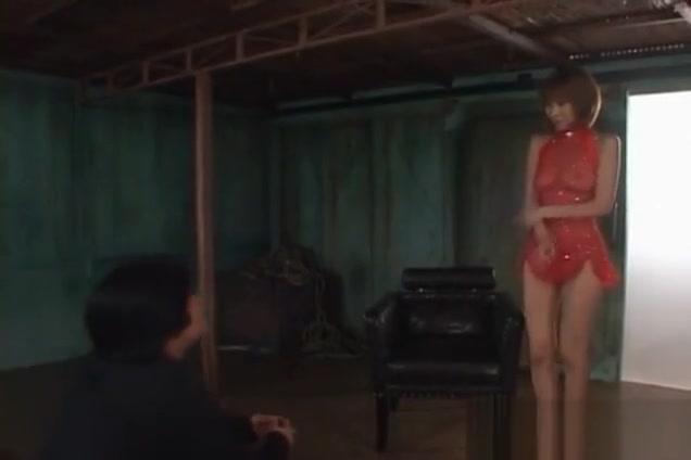 Asian lady in red gets sexy assets teased while dancing - 2