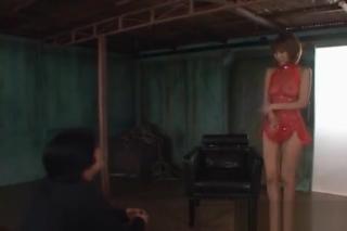 Asslick Asian lady in red gets sexy assets teased while dancing 18QT