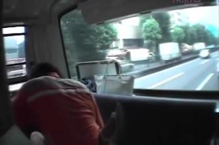 Ffm Japanese sex slave forced into hardcore fucking in bus gangbang Dildo