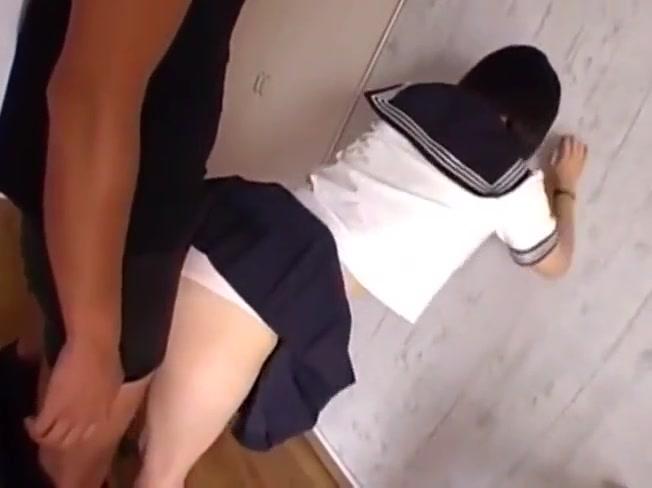 Censored Japanese school girl pantyjob assjob - 1