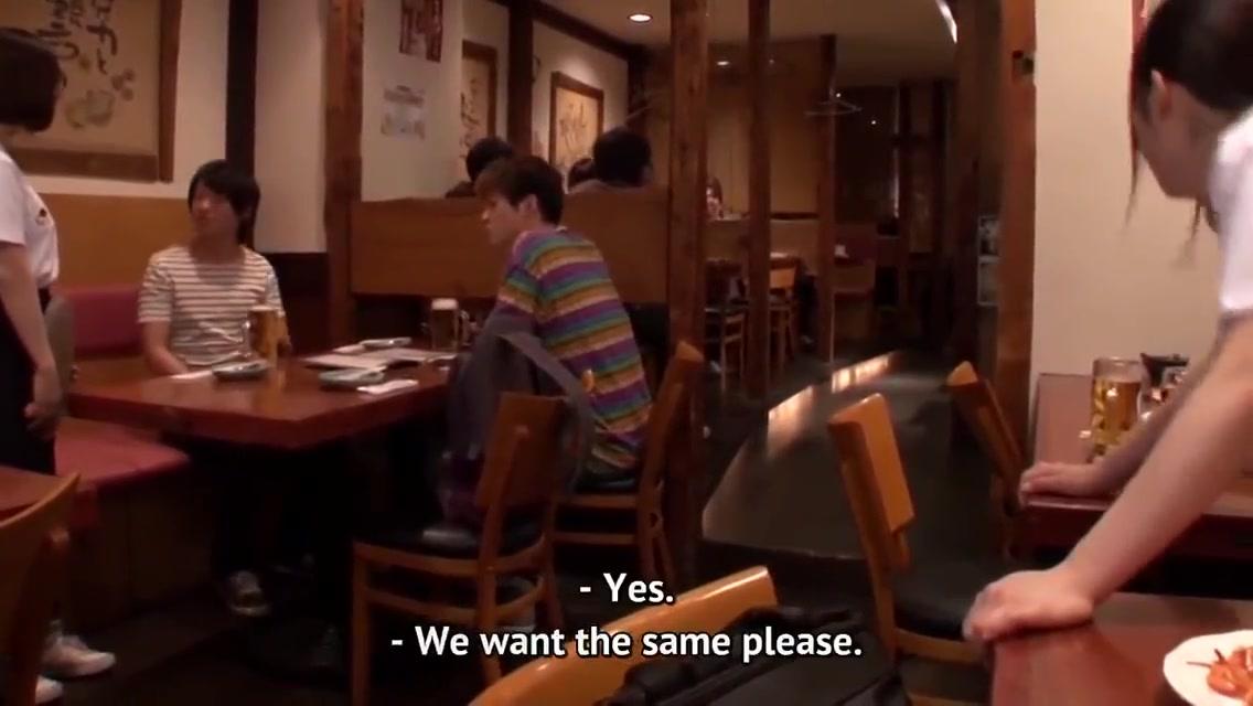 Japansk gruppe sex i restaurant - 1
