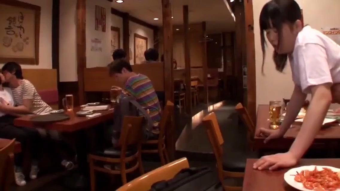 Japansk gruppe sex i restaurant - 2